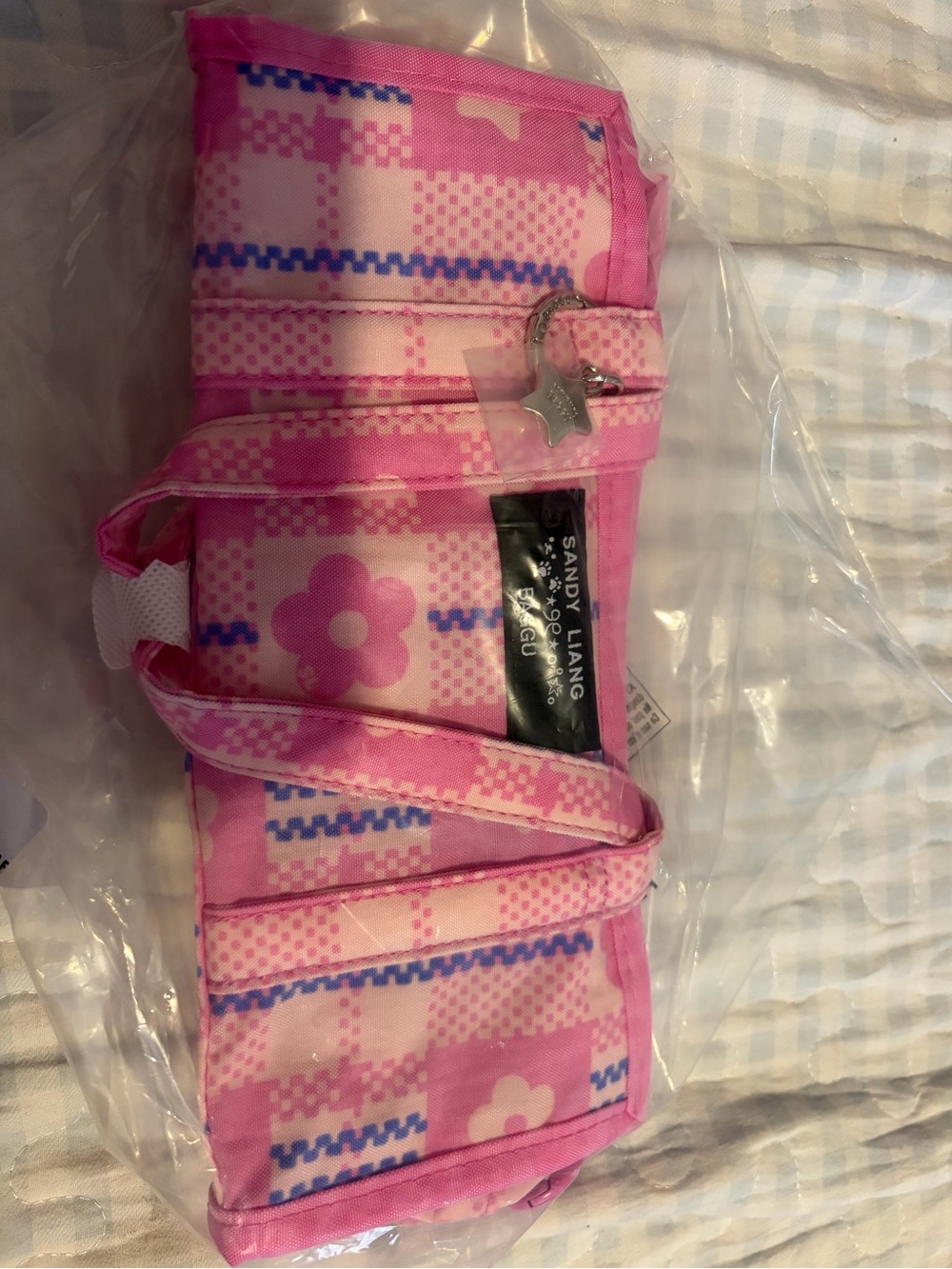 Baggu pink mink market Sandy Liang bag nwt